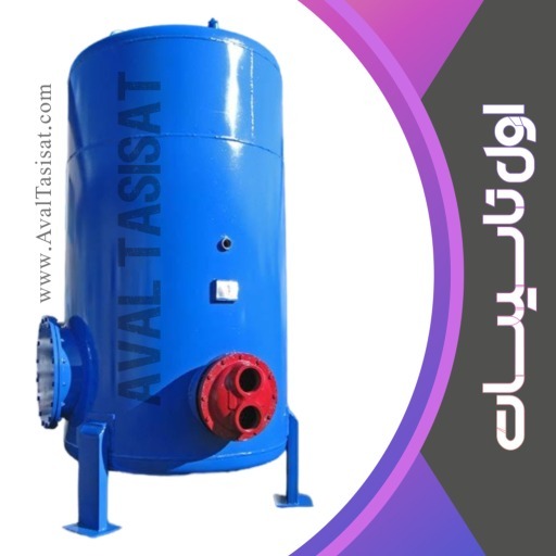  منبع کویلدار عمودی 4000 لیتری ورق 5 میل (کویلی) 