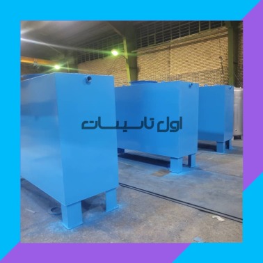 سازنده منبع آب گالوانیزه مکعبی